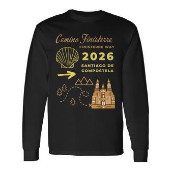 Camino A Finisterre 2026Antiago De Compostela Camiseta de manga larga - Regaloses