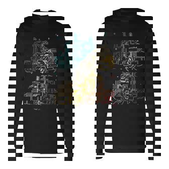 Camionero Trucker Hombres Camión Regalo Camión Camiseta de manga larga - Regaloses