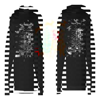 Camo Santa Hunting Christmas Merry Xmas Hunter Camouflage Long Sleeve T-Shirt - Thegiftio