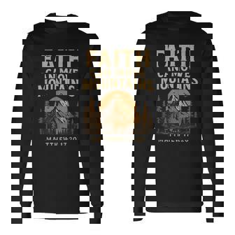 Camping Hiking Sunrise Pine Tree Graphic Nature Sun Mountain Long Sleeve T-Shirt | Mazezy