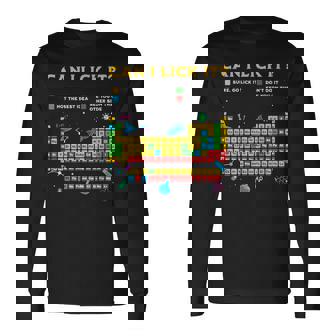 Can I Lick It 周期表 面白い 科学 先生 学生 長袖Tシャツ - Kawaiitshirt