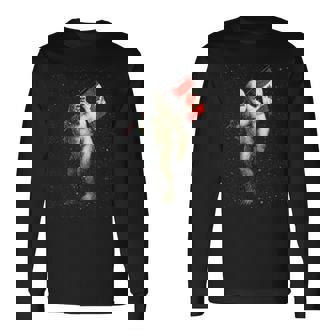 Canadian Yeti Snow Monster Xmas Winter Maple Leaf Canada Day Long Sleeve T-Shirt - Monsterry