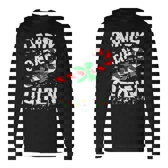 Candy Cane Crew Christmas Candy Lover X-Mas Long Sleeve T-Shirt | Seseable UK