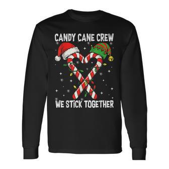 Candy Cane Squad Christmas Family Matching Pajamas Long Sleeve T-Shirt - Thegiftio UK