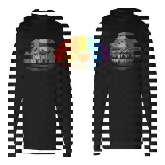 Candy Corn Pride Halloween Costume LGBT Halloween Gay LGBTQ Long Sleeve T-Shirt | Mazezy