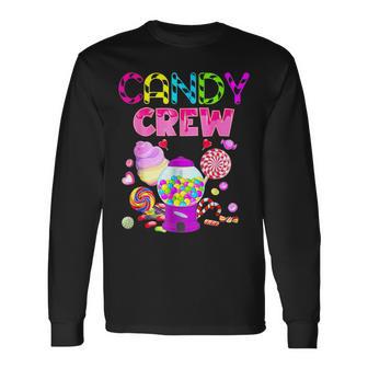 Candy Crew Decorations Sweetie Candy Squad Candy Halloween Long Sleeve T-Shirt - Thegiftio