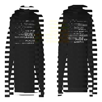 You Can’T Scare Me I Have A Daughter Father’S Day Dad Long Sleeve T-Shirt - Monsterry