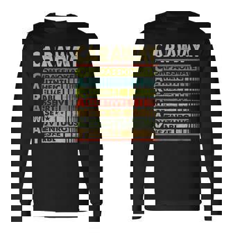 CARAWAY Family Name CARAWAY Last Name Team Long Sleeve T-Shirt | Mazezy