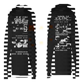 Ce Que Je Fais De Mon Temps Libre Maine Coon Humour Drôle T-shirt à manches longues - Cadeauxyz