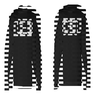 Ceo 最高経営責任者 ボス 長袖Tシャツ - Kawaiitshirt