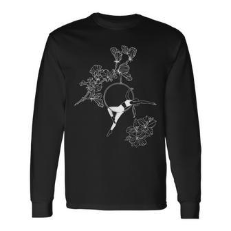 Cerceau Aérien Cirque D'artiste Aérien Cadeaux De Yoga Aérien T-shirt à manches longues - Cadeauxyz