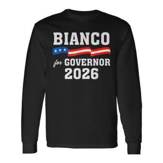 Chad Bianco For Governor Of California 2026 Long Sleeve T-Shirt | Mazezy
