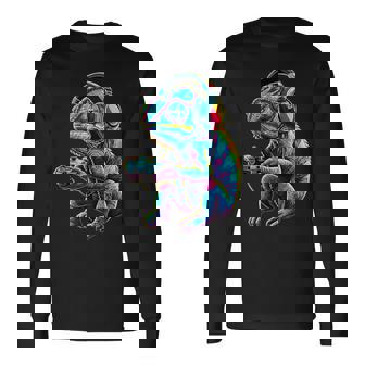 Chameleon Gaming Animal Video Games Chameleon Long Sleeve T-Shirt | Mazezy