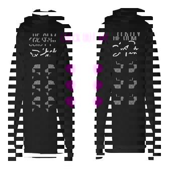 Check Out My 6パック ブドウ柄 長袖Tシャツ - Kawaiitshirt