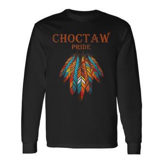 Choctaw Oklahoma Ok Pride Native American Long Sleeve T-Shirt - Thegiftio UK