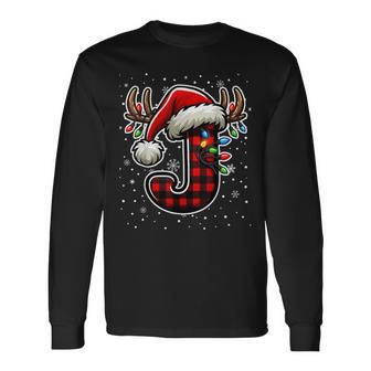 Christmas Alphabet A–Z Personalized Christmasing Long Sleeve T-Shirt - Thegiftio UK