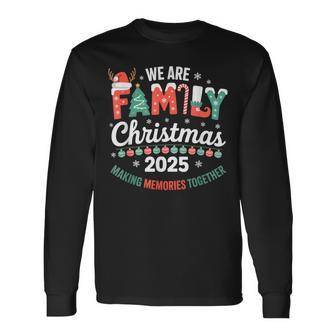 Christmas Family Matching Plaid Festive Holidays 2025 Long Sleeve T-Shirt - Thegiftio UK