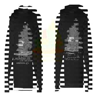 My Christmas Spirit Is Found In A Book Cozy Reading Graphic Long Sleeve T-Shirt - Monsterry