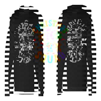 Christmas Squad Dabbing Santa Elf Deer Family Matching Long Sleeve T-Shirt | Mazezy