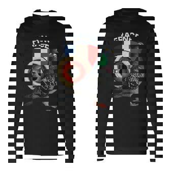 Colombophile Drapeau De La France Pigeon Voyageur Pigeons Long Sleeve T-Shirt | Mazezy