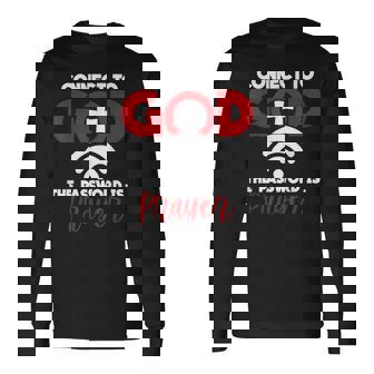 Connect To God The Password Is Prayer Long Sleeve T-Shirt | Mazezy