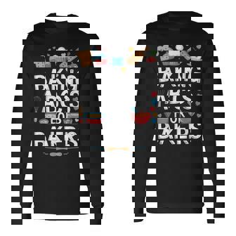 Cookies Alphabet Baking Decorating Pastries Baking Lover Long Sleeve T-Shirt | Mazezy