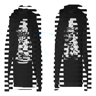 Cool Cow Clarinet Graphic For Music Lovers Long Sleeve T-Shirt | Mazezy