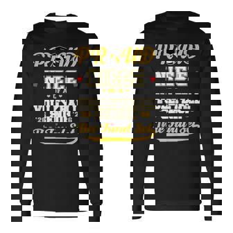 Cool Family '26 Graduation Volleyball Player Niece Long Sleeve T-Shirt | Mazezy