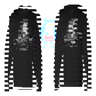 Coolhark ウエイトリフティング ボディービルダー マッスルフィットネス 長袖Tシャツ - Kawaiitshirt