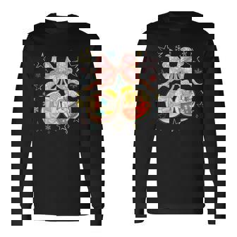 Coquette Christmas Hot Cocoa & Books Ornament Long Sleeve T-Shirt | Mazezy