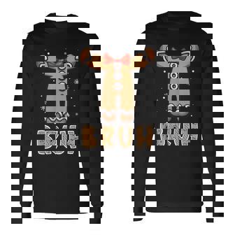 Cosplay Gingerbread Christmas Costume Baking Lover Baker Long Sleeve T-Shirt | Mazezy