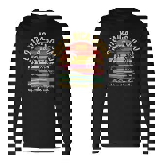 Costa Rica Squad 2026 Retro Beach Friends Trip Matching Long Sleeve T-Shirt - Monsterry