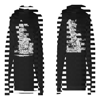 Cowboy Whittling Carving Wood Tank Top Long Sleeve T-Shirt | Mazezy