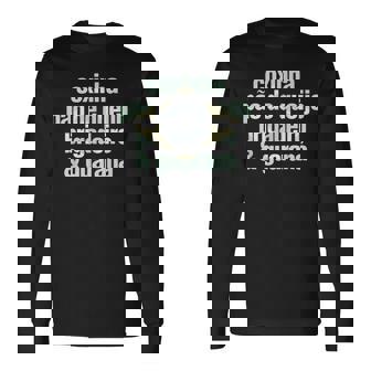 Coxinha Pao De Queijo Brigadeiro & Guarana ブラジル料理 長袖Tシャツ - Kawaiitshirt