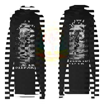 Crow Wing State Park Minnesota Hiking Trail Adventure Bear Long Sleeve T-Shirt | Mazezy