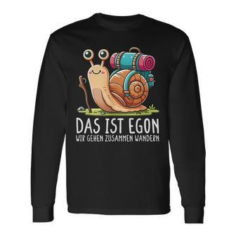 Das Ist Egon Wir Gehen Zusammen Wandern Langarmshirts - Seseable