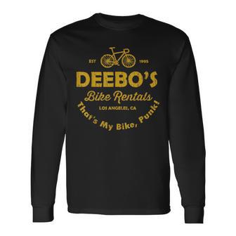 Deebo's Bike Rentals Vintage Retro Long Sleeve T-Shirt - Thegiftio UK
