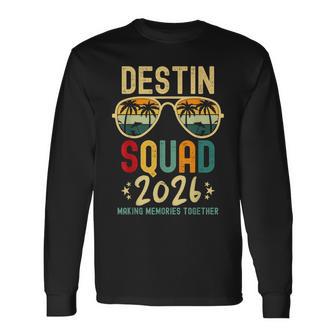 Destin Florida Vacation Squad 2026 Matching Group Family Long Sleeve T-Shirt - Thegiftio UK