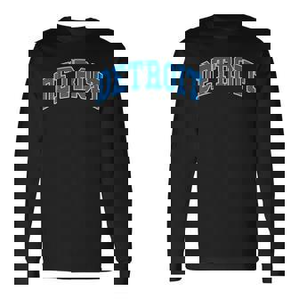 Detroit Throwback Classic 長袖Tシャツ - Kawaiitshirt