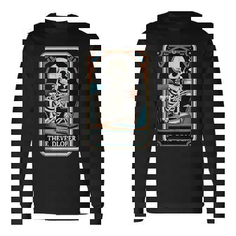 The Developer Tarot Card Programmer Software Engineer Coding Tank Top Long Sleeve T-Shirt | Mazezy