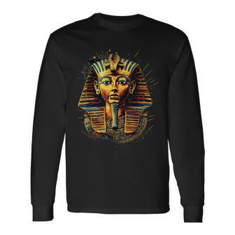 Dieu Égyptien Toutankhamon Egypte Ancienne Égyptologie Pharaons T-shirt à manches longues - Cadeauxyz