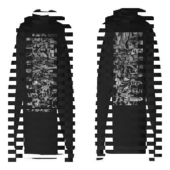 Dinosaur Fossils T-Rex Paleontology Science Archeology Long Sleeve T-Shirt - Thegiftio