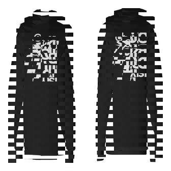 Is My Dirt Bike OK Upside Down Motorcycle Biker Retro Long Sleeve T-Shirt - Monsterry