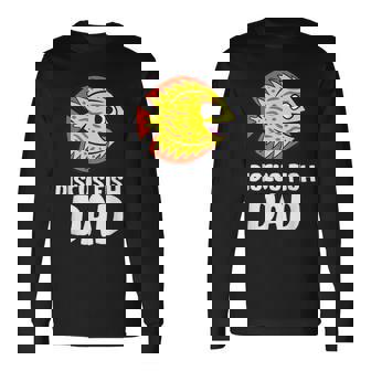 Discus Fish Dad Fish Tank Papa Long Sleeve T-Shirt | Mazezy