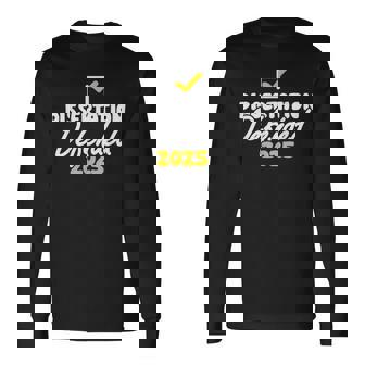 Dissertation Defended 2025 For PhD EDD Doctorate Graduation Long Sleeve T-Shirt | Mazezy