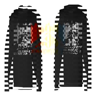 Divertido Arquitecto Técnico Arquitecto Camiseta de manga larga - Regaloses