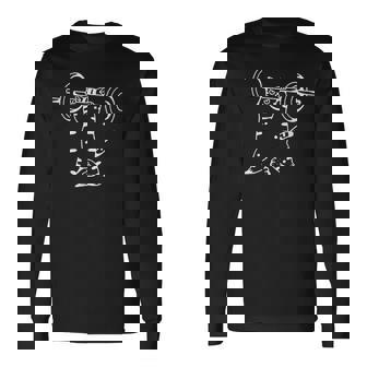 Divertido Halterofilia Lindo Gato Amante Anime Culturismo Camiseta de manga larga - Regaloses