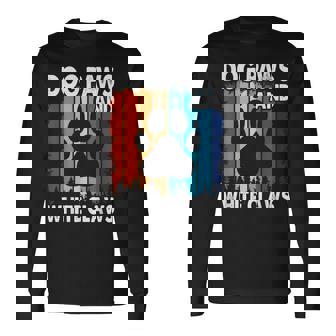 Dog Paws And White Claws Long Sleeve T-Shirt | Mazezy