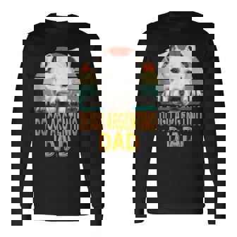 Dogo Argentino Dog Dad Retro Vintage My Dogs Are My Cardio Tank Top Long Sleeve T-Shirt | Mazezy