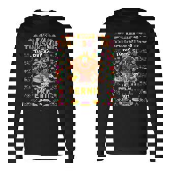 Dominican Republic Thanksgiving Turkey Idea For Men Latino Long Sleeve T-Shirt | Mazezy